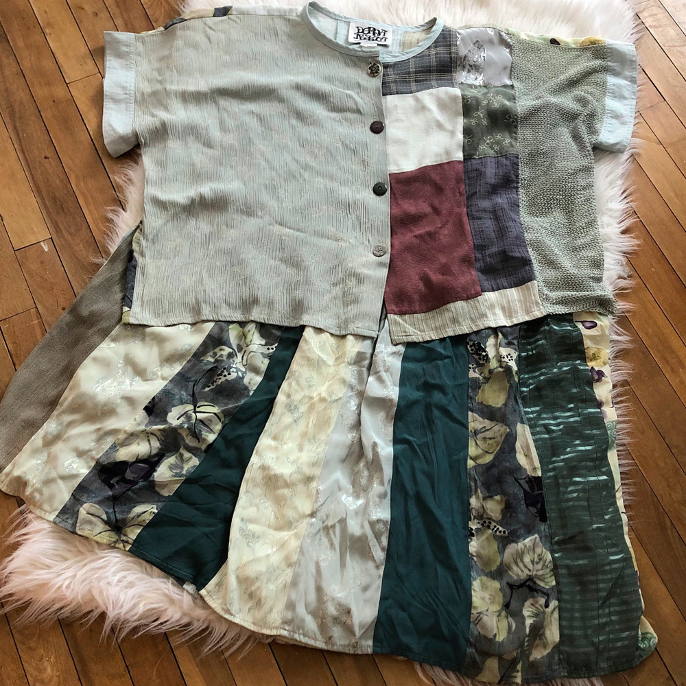 Donna Jessica | Top Skirt Art To Wear Set Size 3